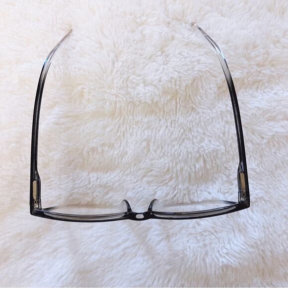 Emma Clear & Black Two Tone Reader Glasses - Picture 5 of 14